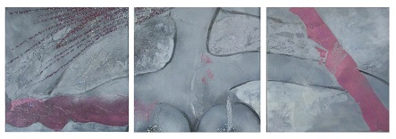 "Quand elle ouvre ses bras" 3x 40x40cm 2013